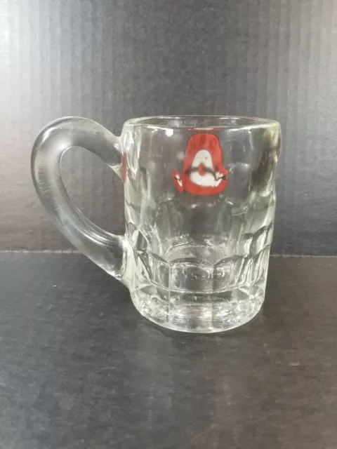 Vintage A&W Glass Mug Arrow Bullseye Vintage Mug 8 oz. Cup for AW Rootbeer 3