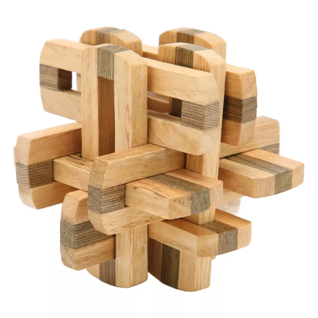 Puzzle ad incastro in legno sblocco giocattolo ad incastro pensiero logico