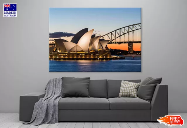 Sydney Opera House New South Wales, Australia Canvas Print Unframed Home Decor