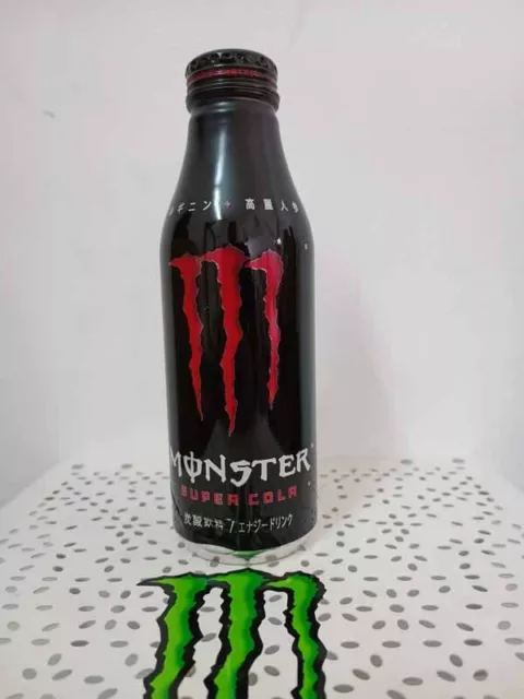 MONSTER  SUPER COLA (500 ml) GIAPPONE BOTTIGLIA ENERGY DRINK JAPAN BOTTLE