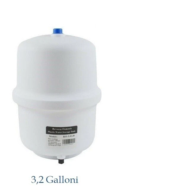 Serbatoio tanica accumulo acqua 12 litri per depuratore osmosi inversa