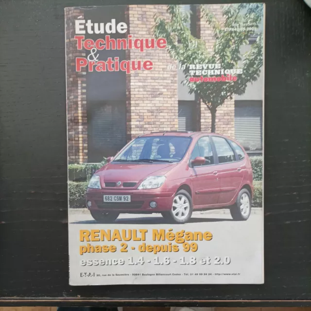 revue technique Renault MEGANE ph 2 1.4 1.6 1.8 2.0 scenic cabriolet coupe