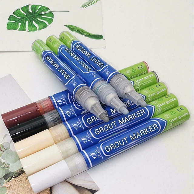 GROUT PEN TILE Paint Marker Waterproof Grout Colorant Pen Sealer 140mm