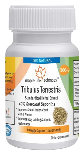 Tribulus Terrestris Extract 40% Saponins Testosterone Booster Boost Libido 3