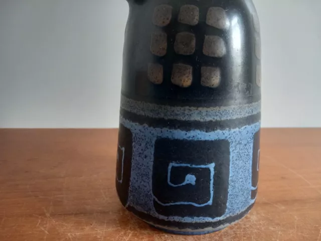 Dümler & Breiden Vase Keramik Keramikvase grafisches Dekor 70er WGP modernist #2 2