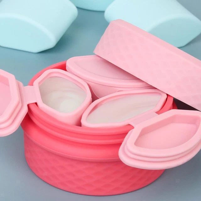 Crisol crema cosmético, contenedor modelo maquillaje para equipaje, bolso