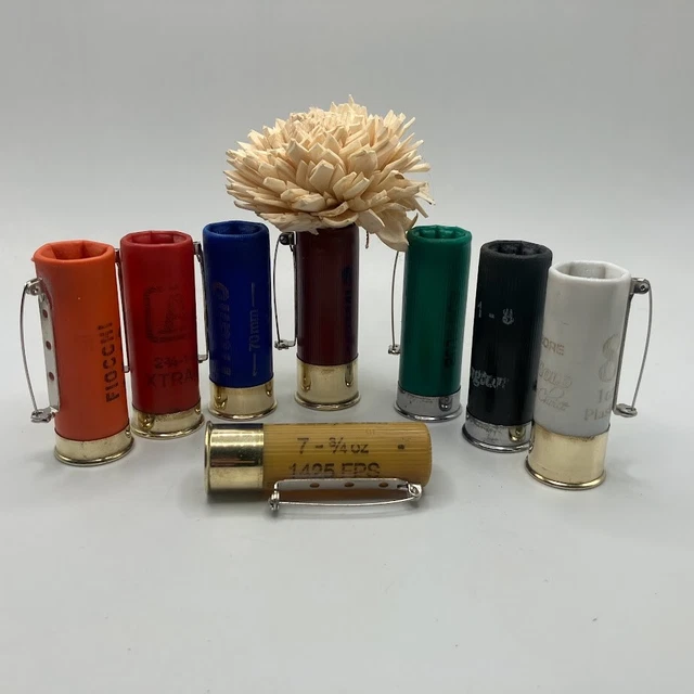 Shotgun Shell Boutonniere, Wedding Boutonniere, Bullet Bouquet, Brooch, Rustic