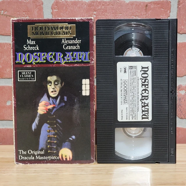 NOSFERATU VHS 1922 / 1990 Silent Classic Horror Dracula GoodTimes Ho.e