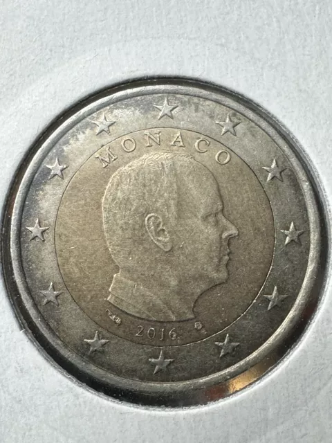 pièce de 2 euro Monaco 2016 prince Albert ll