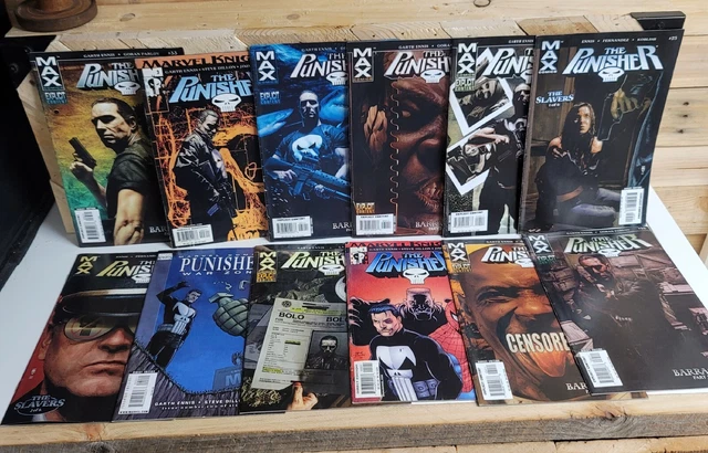 The Punisher 31, Max 2006, 1st Barracuda Garth Ennis Goran Parlov 1 + 11 others
