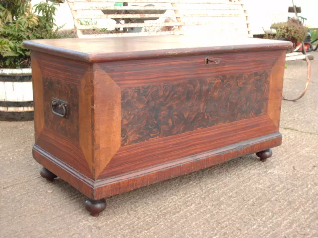 Victorian  Pine  Chest / Bedding  Box