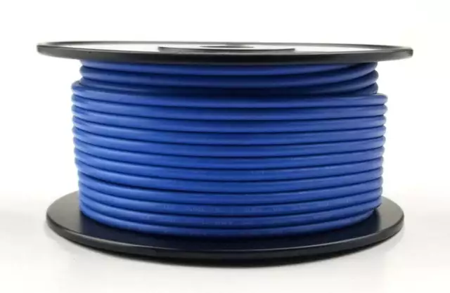 100FT 14AWG BLUE Stranded Appliance & Marine 600V Hook-Up Wire, UL1015 105C