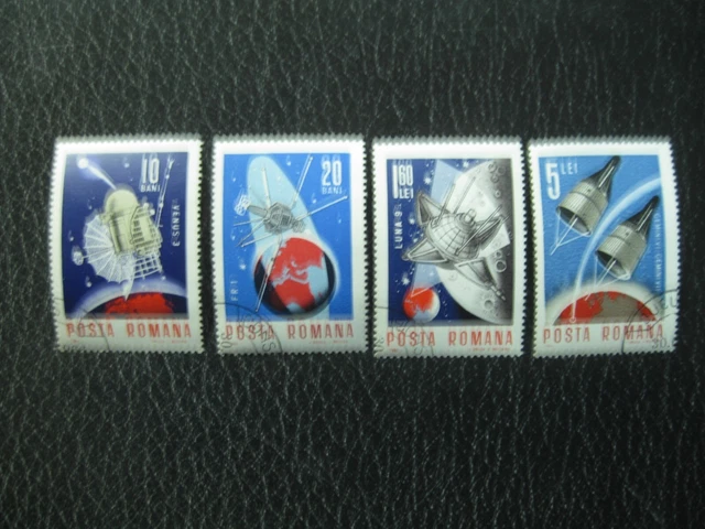 Rumänien Mi.-Nr. 2509-2512, Weltraumforschung kpl.  gest.