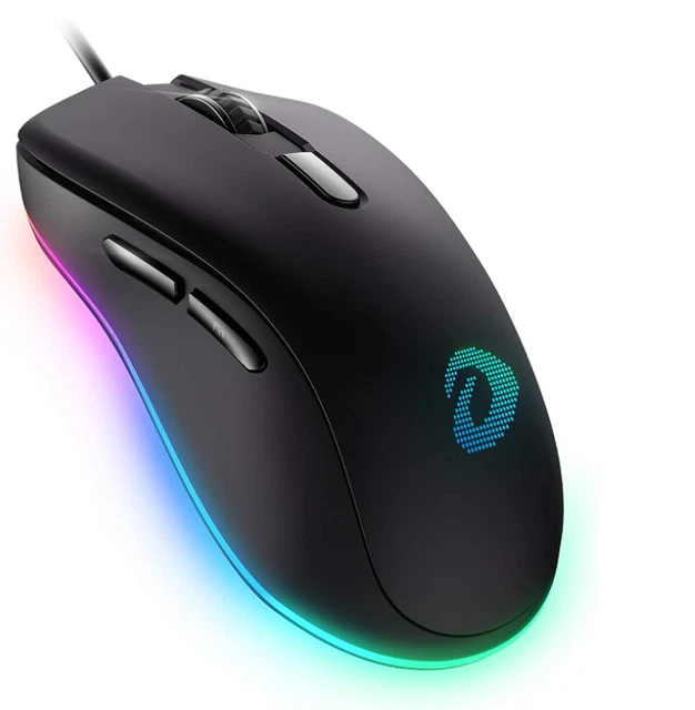 DAREU WIRED GAMING Mouse 6 Programmable Buttons 6400 DPI RGB $34.87 ...