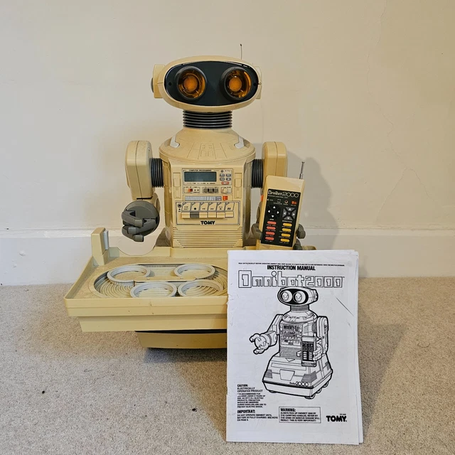 Original Omnibot 2000 TOMY OMNIBOT 2000 With Remote Control