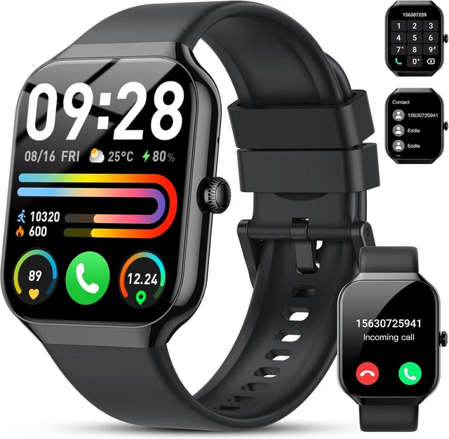SMARTWATCH UOMO DONNA Con Effettua/Risposta Chiamate,1,91 Schermo Curvo HD Orol EUR 60,99