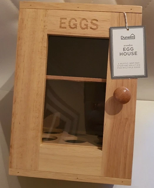 DUNELM WOODEN EGG House £20.00 PicClick UK