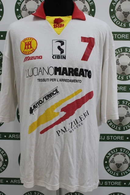 Maillot De Volley ASICS Daytona Cantagalli Porté En Match - Taille L - Vintage Sportif Occasion