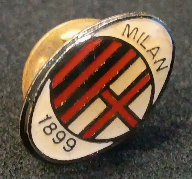 old pins Pin Badge Spilla A.C.Milan ovale senza piedino 115