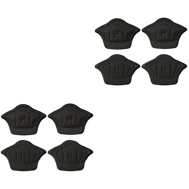 4 Pairs Follow Cloth Student Shoe Heel Cushion Pads