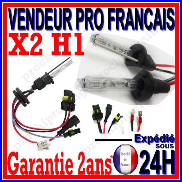 2 Ampoules H1 8000K Pour Kit Xenon 35W Ou 55W Hid De Rechange Feux Phare Ballast