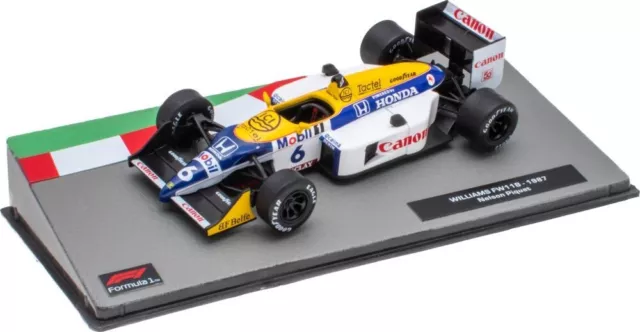 F1 Formula One Collection Williams Fw11B 1987 Piquet 1:43 Scale Diecast Model