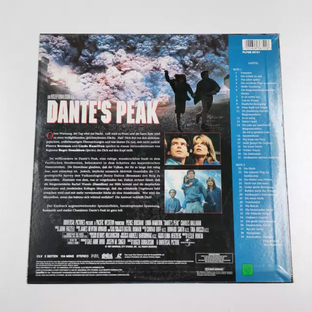 Laser Disk - LD - Dantes Peak - 1997 2