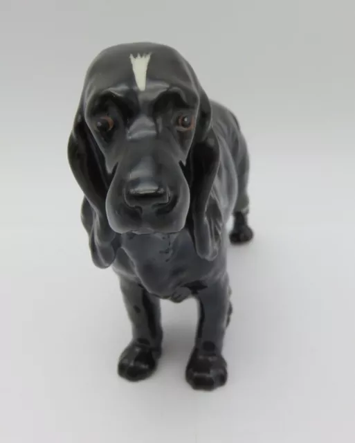 Goebel - Cocker Spaniel CH623 Black Porcelain Dog