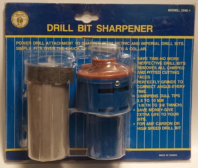 O.I.T. Omaha Industrial Tools - Drill Bit Sharpener Power Drill Attachment DHS-1