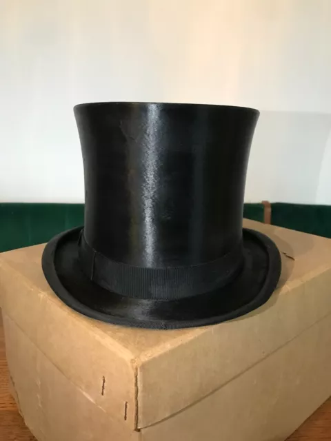 Vintage Lincoln Bennett & Co Silk Top Hat (Extra Quality) Size 7