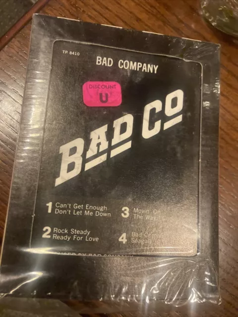 BAD COMPANY SELF TITLED 8-track Tape New / Sealed- Look/read