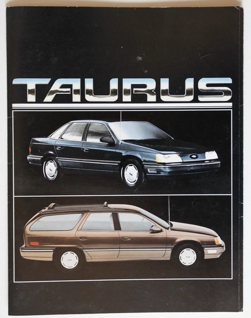 1986 FORD TAURUS PreLaunch Dealer Catalog Brochure English Canada
