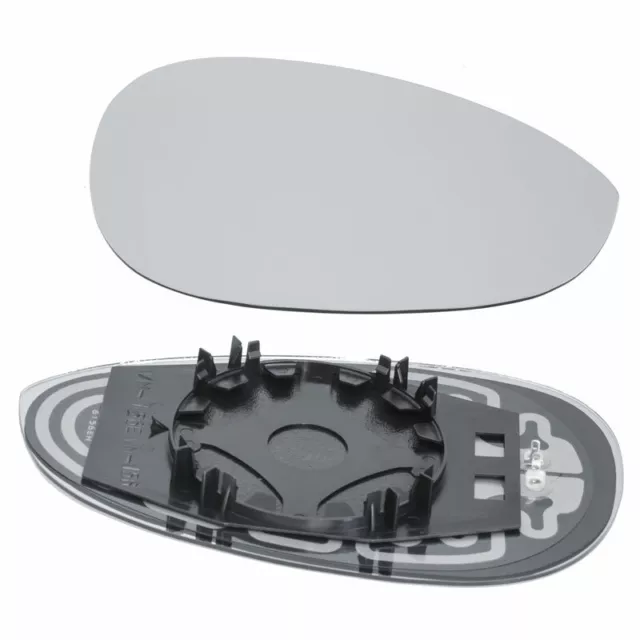 Mirror Glass for 2012-2019 FIAT 500 Passenger Right Side Heated