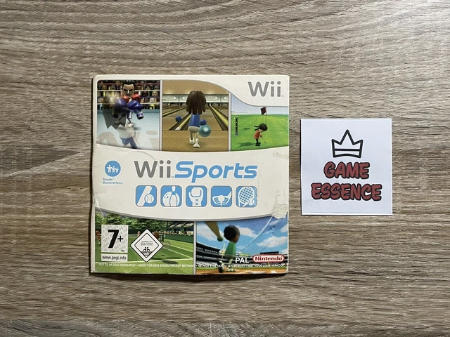 Wii Sports – PAL EUR – Boîte Carton – Jeu Nintendo Wii – Retro Gaming
