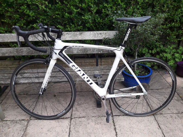 GIANT TCR COMPOSITE 3 2013 White Large £345.00 - PicClick UK