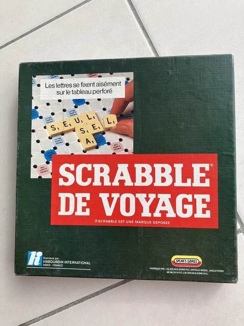 Ancien Jeu Scrabble De Voyage Complet – Vintage – Jeu De Société Lettres