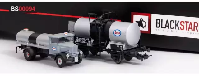 Black Star BS00094 Carro Kesselwagen Esso Und Tankwagen Lancia 3RO