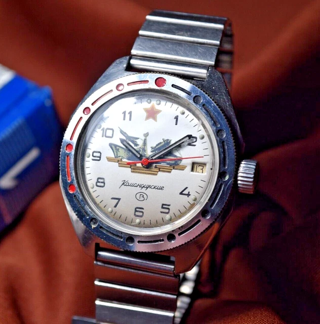 Komandirskie Soviet Watch Pobeda Death To Spies Men's Watch - Foto 4