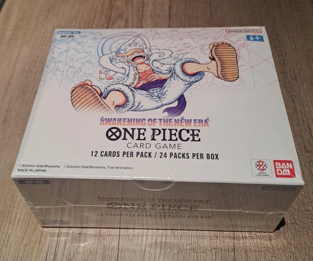 One Piece Card Game Booster OP05 Awakening Of The New Era Japonais – Édition Limitée + Protection Expédition