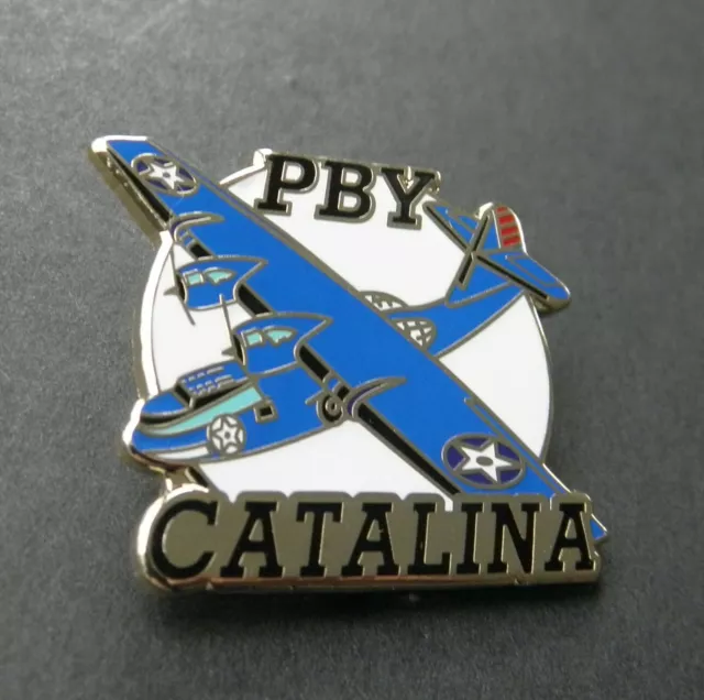 Us Navy Pby Catalina Amphibious Boat Aircraft Lapel Hat Pin 1.25 Inches