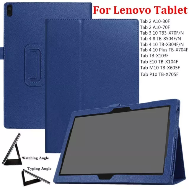 en cuir Couvercle de comprimé Intelligent. CAS For Lenovo Tab 3 4 E10 P10 10.1"