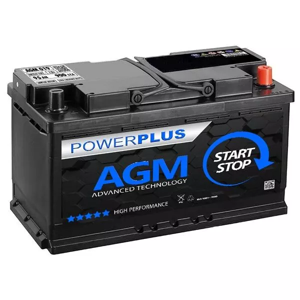 GS BATTERIES - AGM Start Stop Plus Battery 12V - 80Ah - 800A AGM115