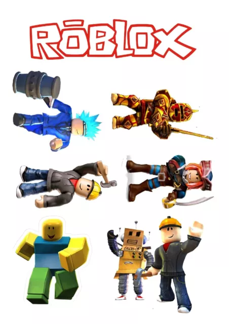 Legends of Roblox Various Famous Characters Edible Cake Topper Image  ABPID15168