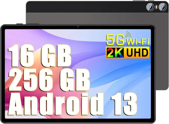 TABLET 11 POLLICI Android 13 Tablets, 16GB RAM 256GB ROM (TF 1TB),2K  Schermi/ 8+ EUR 227,54 - PicClick IT