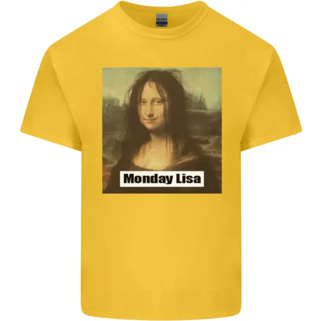T-shirt bambini parodia Monna Lisa lunedì lisa bambini 11