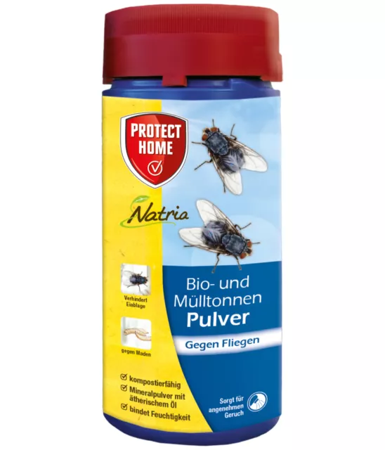 Protect Home Natria Bio- & Mülltonnen Pulver 500 g, Biotonne, Tonnenpulver