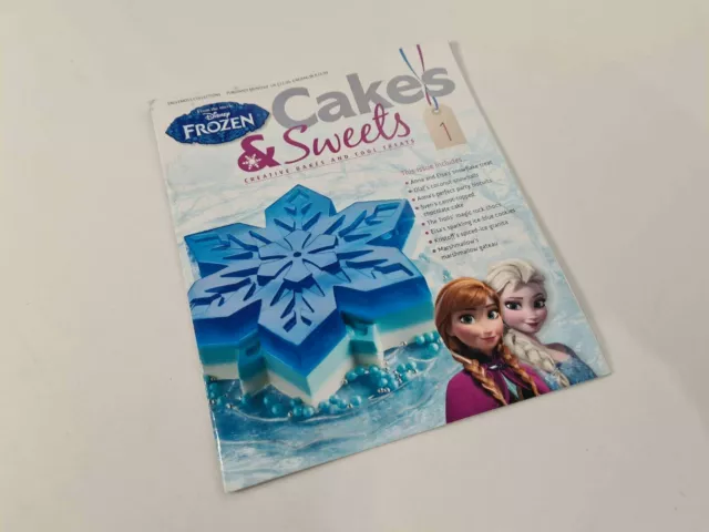 Eaglemoss Disney Cakes And Sweets Magazine Frozen Issue 1