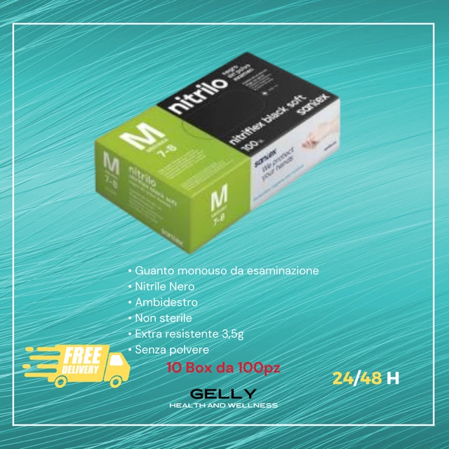 Guanti In Lattice Monouso 100 Pezzi Guanti Monouso In Nitrile Senza Lattice GLOVEWORKS HD 6 Mil - Neri, Confezione Da 100 Pezzi! Nfs Most Wanted Xbox 360 - Foto 3