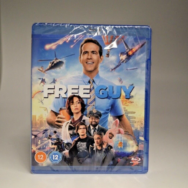 FREE GUY [BLU-RAY] 2021 Ryan Reynolds Jodie Comer UK Exclusive Region