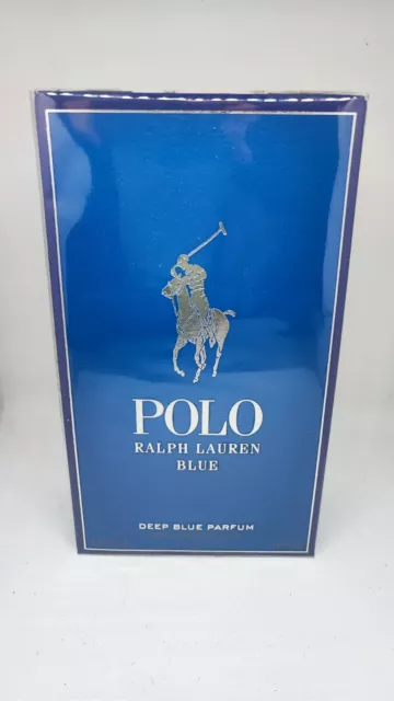 Ralph Lauren Polo Blue 125Ml Deep Blue  Parfum Spray Men's Fragranc New & Sealed